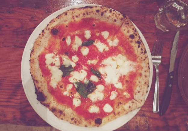 What's simple is best. Understated and delicious. The margherita D.O.P. pizza!